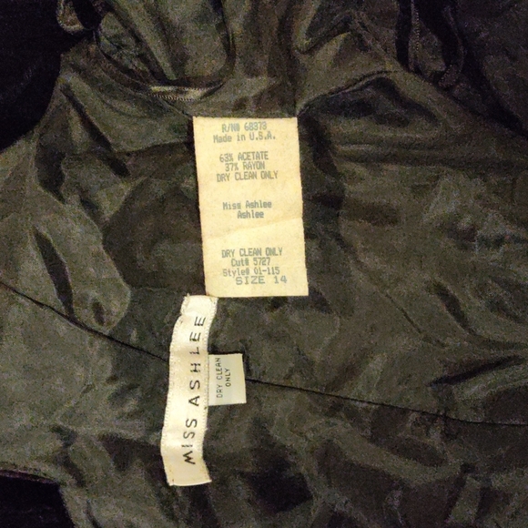 Vintage Velvet Dress - Picture 6 of 7